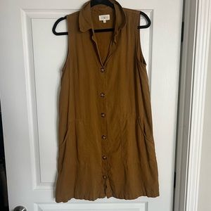 Lou and Grey Button Down Linen Dress